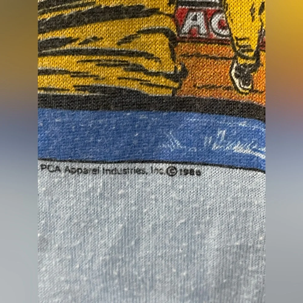 Vintage 1986 PCA Football “Fullback”‎ Pajama-Like SS Shirt 4T